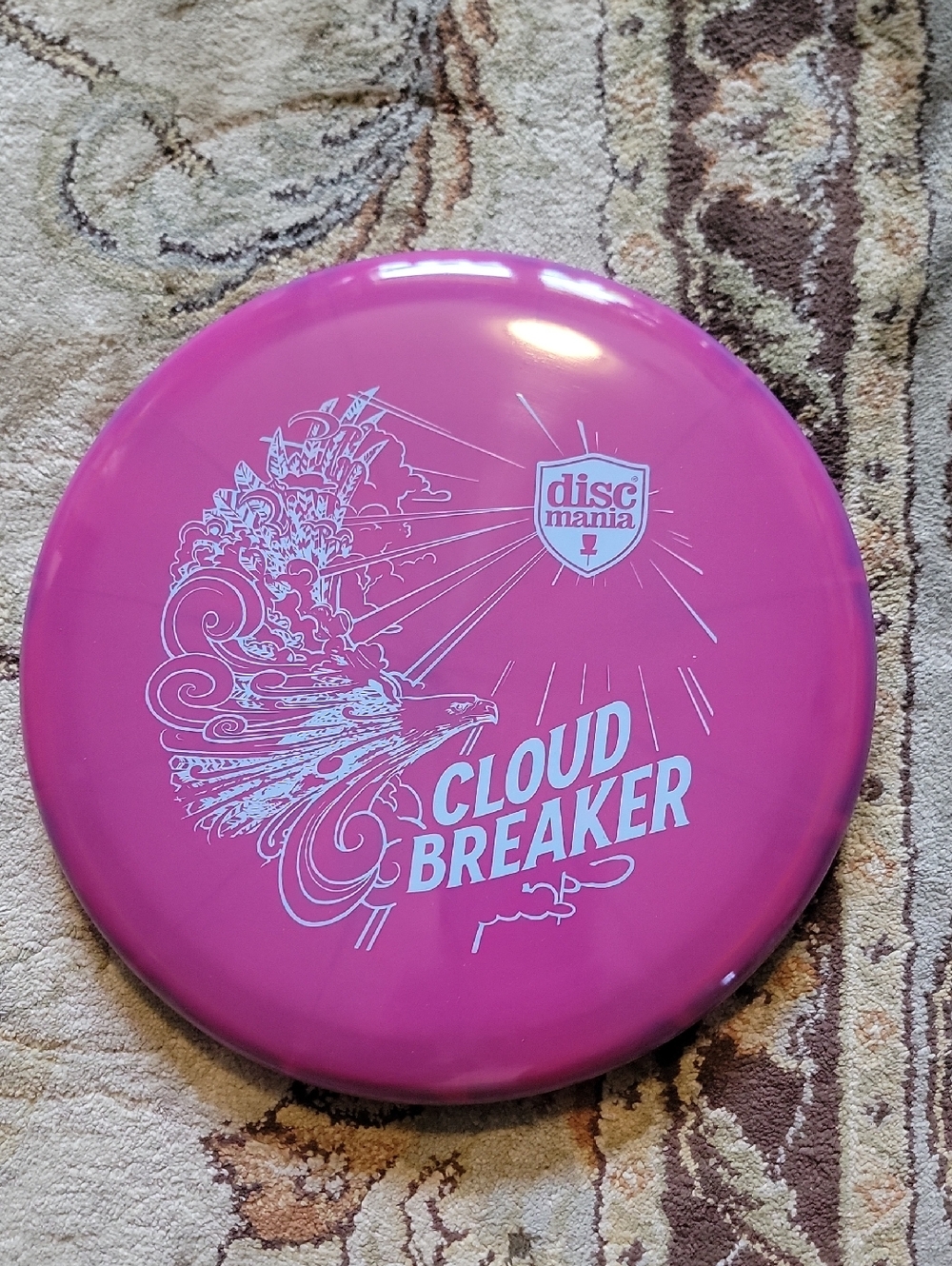 NEW Discmania Cloud Breaker Purple Swirly Link Putter 174 Grams Disc